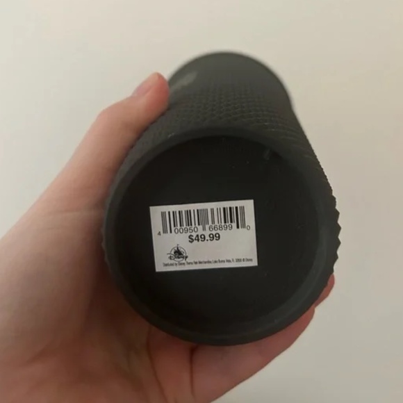 Starbucks Disneyland 50th Anniversary Geometric Studded 24 oz Tumbler in Black - Picture 4 of 9